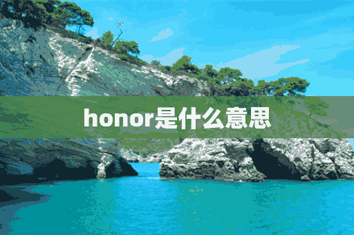 honor是什么意思(honor是什么意思英语)